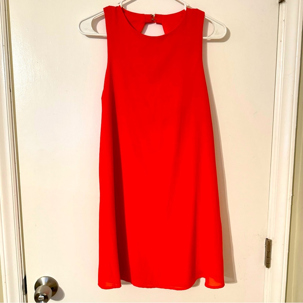 Lulus XS coral shift dress